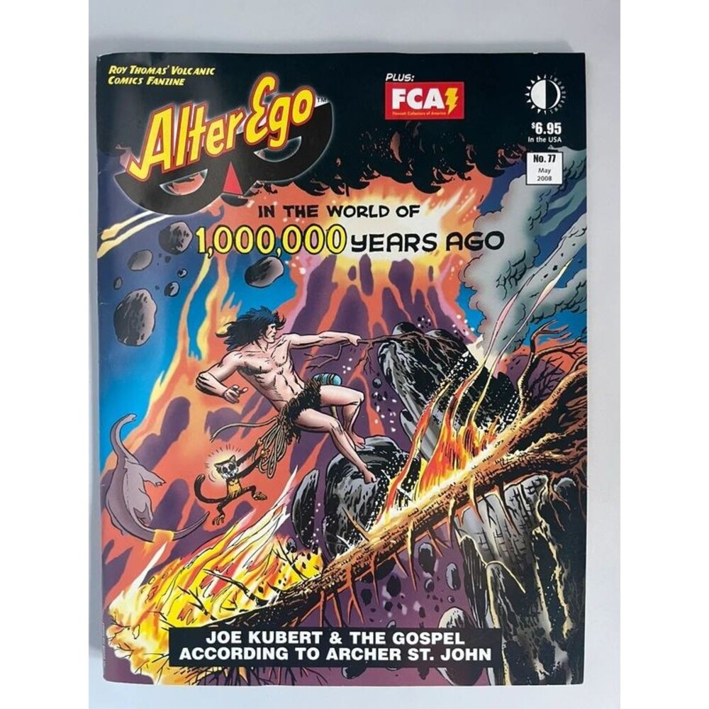 Alter Ego Magazine featuring Joe Kubert Tor cover